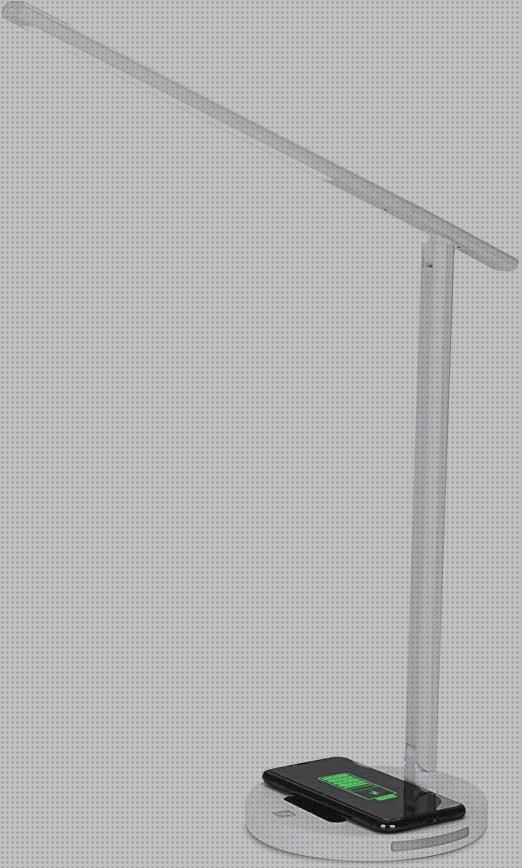 Review de buquet lámpara de mesa led plateada