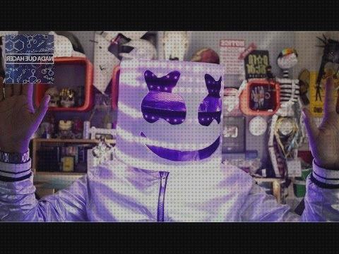 Review de casco de marshmello con leds