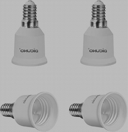 Las mejores marcas de led e27 led convertidor adaptador de bombilla lampara led cfl e14 a e27