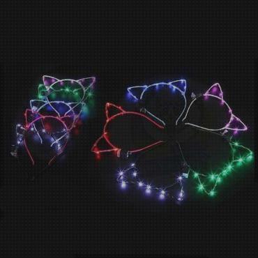 Review de diademas noche con leds