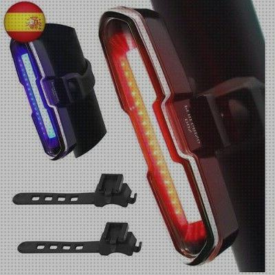 Review de donperegrino b2 led luz trasera bicicleta potente roja azul