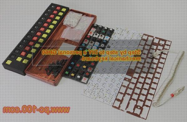 Las mejores marcas de rgb led led gh60 diy teclado mecánico programable rgb led