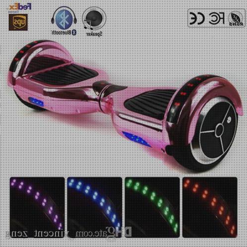 Opiniones de los 14 mejores Hoverboard Rosas Con Led