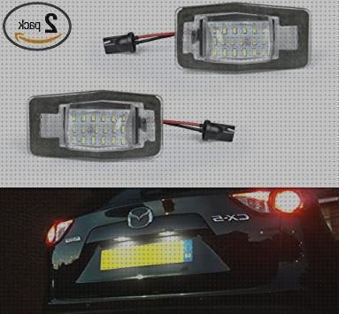 Review de luces led matricula mazda 2