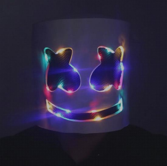 Review de mascara de marshmello comprar con leds