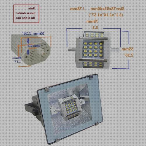 Las mejores marcas de led r7s led r7s led 78mm 1100 lm